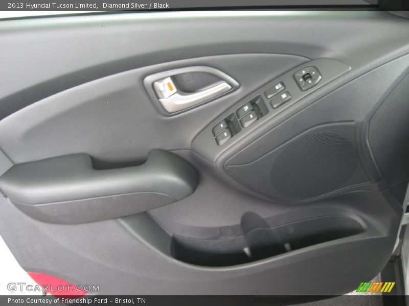Diamond Silver / Black 2013 Hyundai Tucson Limited