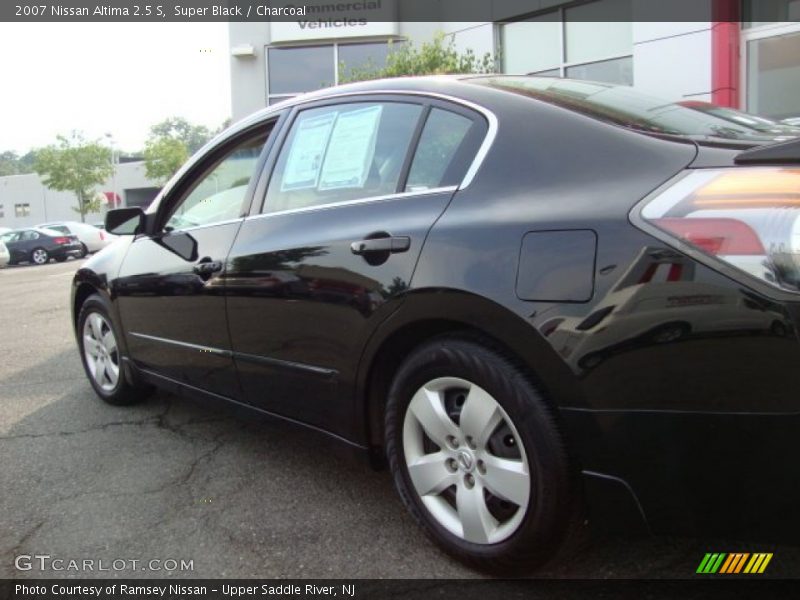 Super Black / Charcoal 2007 Nissan Altima 2.5 S