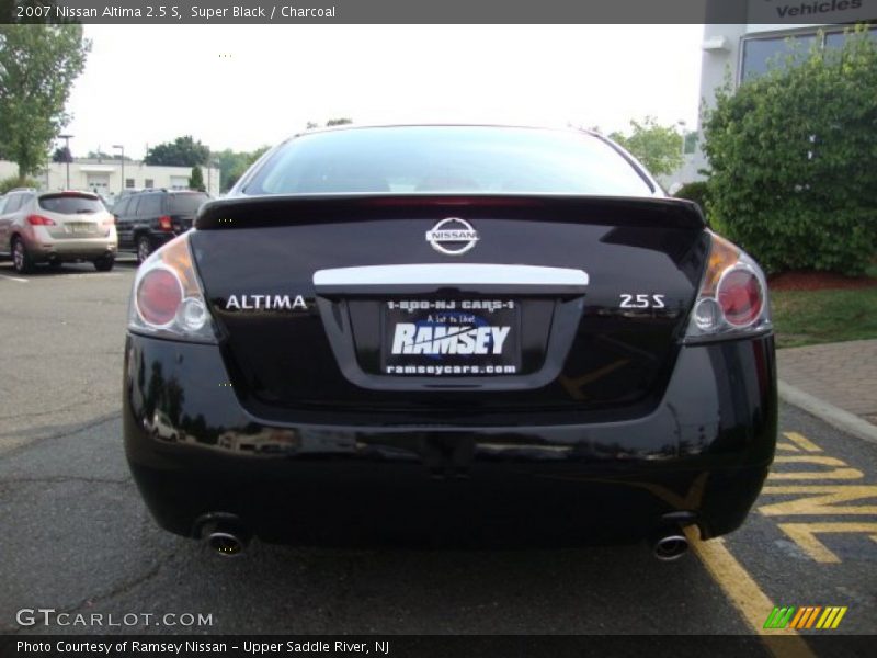 Super Black / Charcoal 2007 Nissan Altima 2.5 S