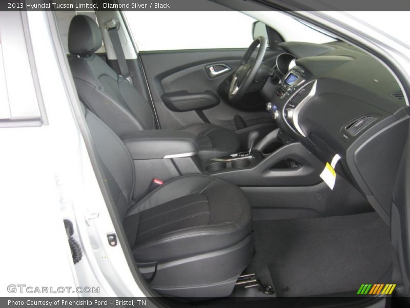 Diamond Silver / Black 2013 Hyundai Tucson Limited