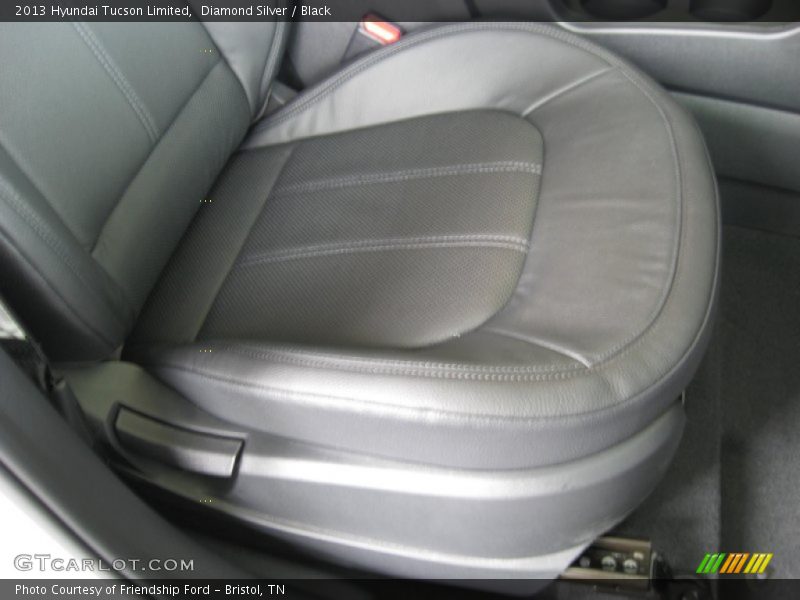 Diamond Silver / Black 2013 Hyundai Tucson Limited