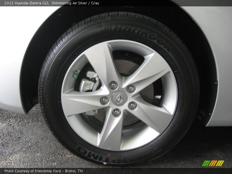 Shimmering Air Silver / Gray 2013 Hyundai Elantra GLS