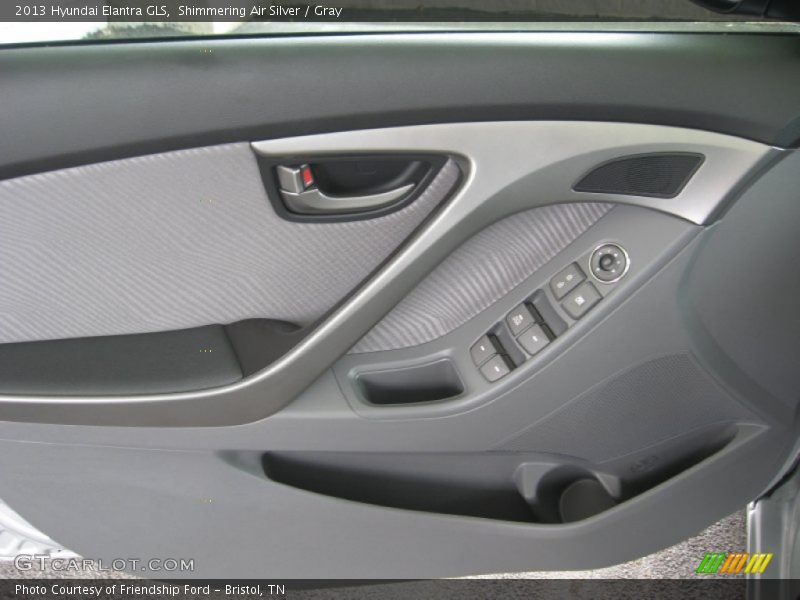 Shimmering Air Silver / Gray 2013 Hyundai Elantra GLS
