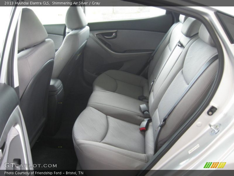 Shimmering Air Silver / Gray 2013 Hyundai Elantra GLS