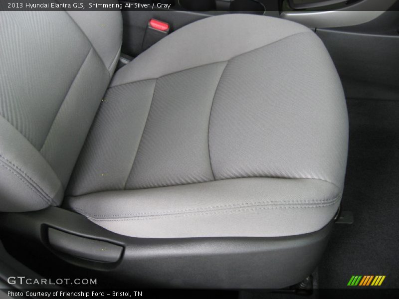 Shimmering Air Silver / Gray 2013 Hyundai Elantra GLS