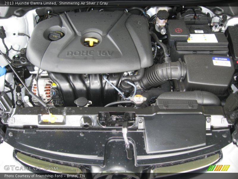 Shimmering Air Silver / Gray 2013 Hyundai Elantra Limited