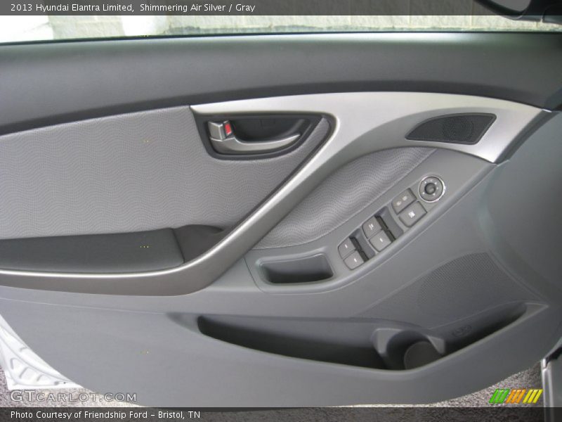 Shimmering Air Silver / Gray 2013 Hyundai Elantra Limited