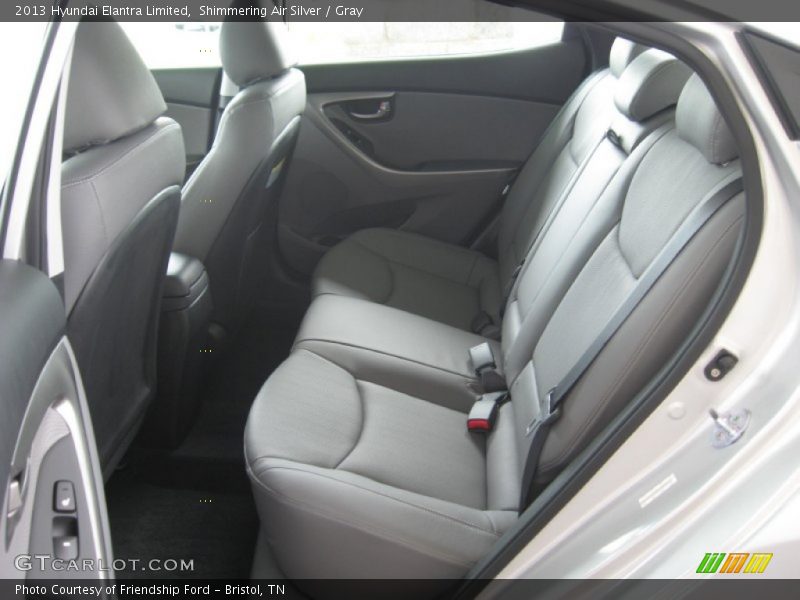 Shimmering Air Silver / Gray 2013 Hyundai Elantra Limited