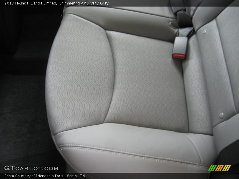 Shimmering Air Silver / Gray 2013 Hyundai Elantra Limited