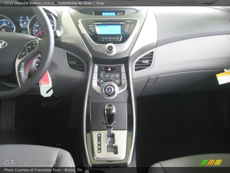 Shimmering Air Silver / Gray 2013 Hyundai Elantra Limited