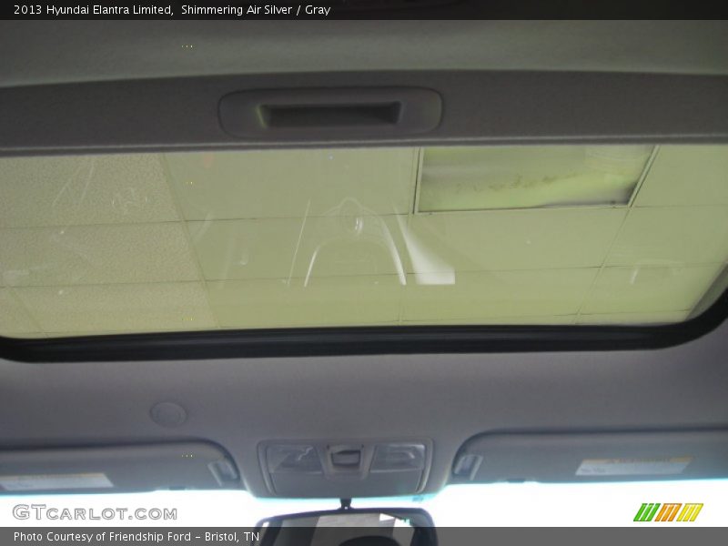Shimmering Air Silver / Gray 2013 Hyundai Elantra Limited