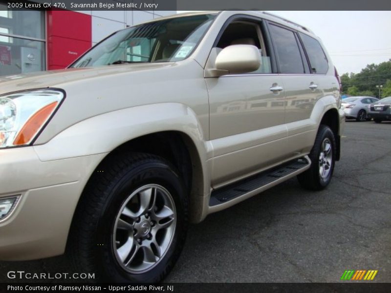 Savannah Beige Metallic / Ivory 2009 Lexus GX 470