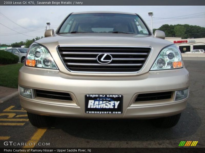 Savannah Beige Metallic / Ivory 2009 Lexus GX 470