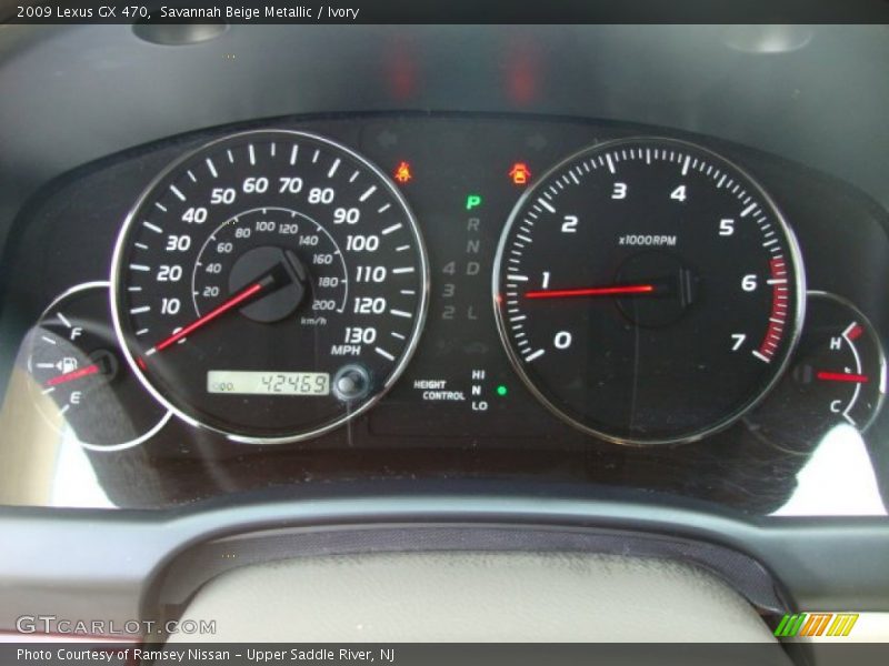 Savannah Beige Metallic / Ivory 2009 Lexus GX 470