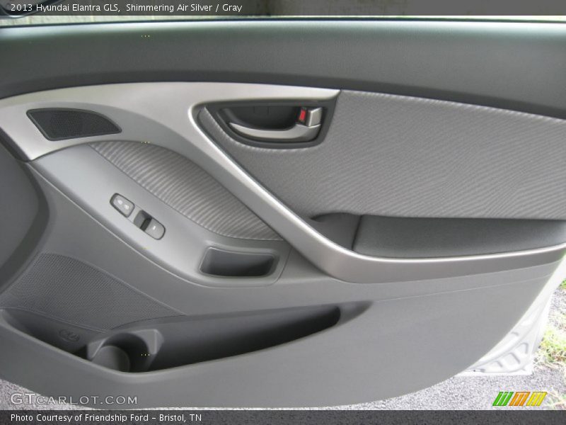 Shimmering Air Silver / Gray 2013 Hyundai Elantra GLS