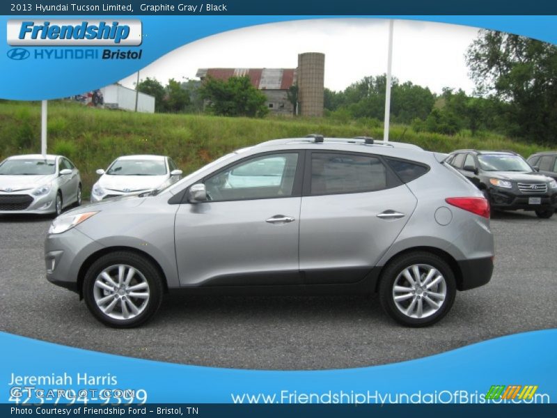 Graphite Gray / Black 2013 Hyundai Tucson Limited