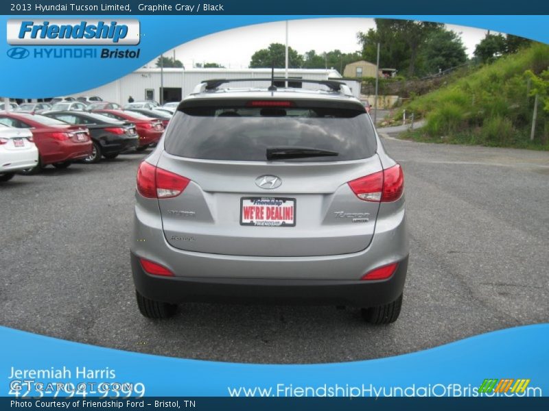 Graphite Gray / Black 2013 Hyundai Tucson Limited