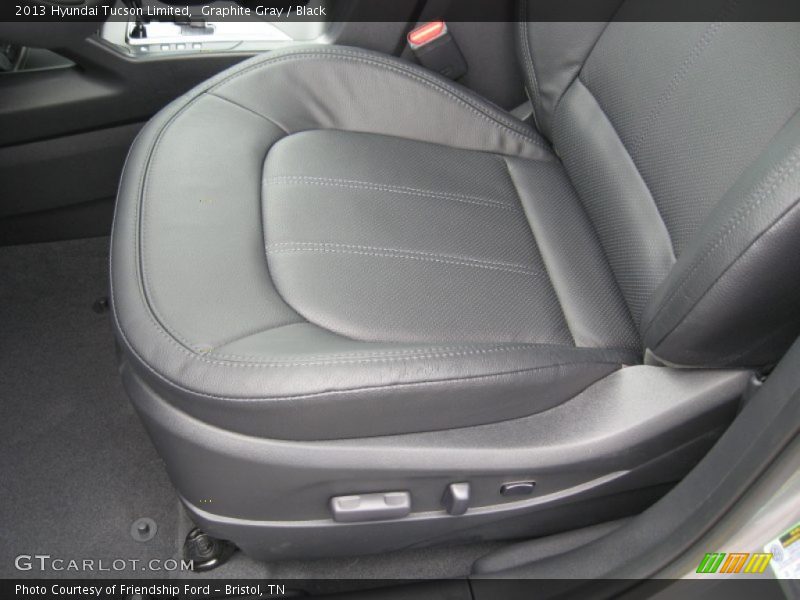 Front Seat of 2013 Tucson Limited