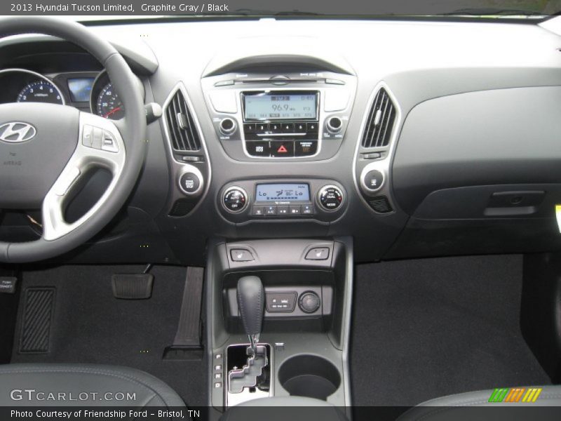 Dashboard of 2013 Tucson Limited