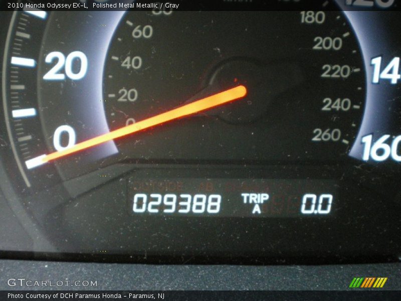 Polished Metal Metallic / Gray 2010 Honda Odyssey EX-L