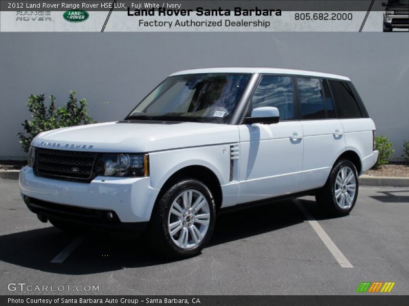 Fuji White / Ivory 2012 Land Rover Range Rover HSE LUX