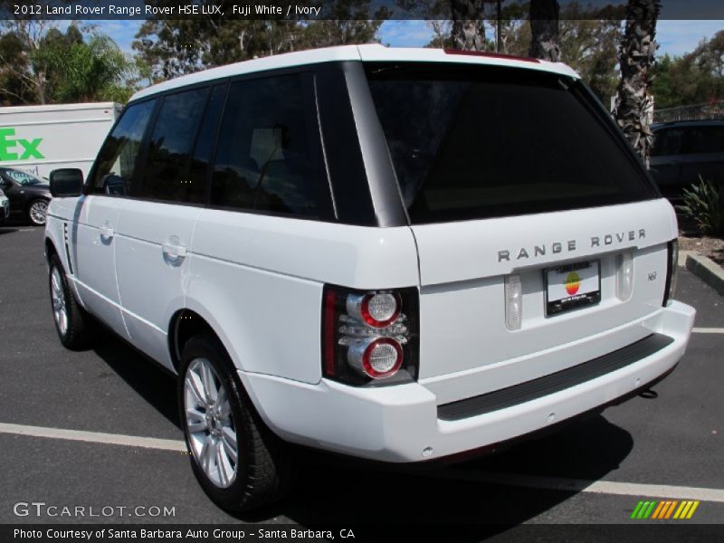 Fuji White / Ivory 2012 Land Rover Range Rover HSE LUX