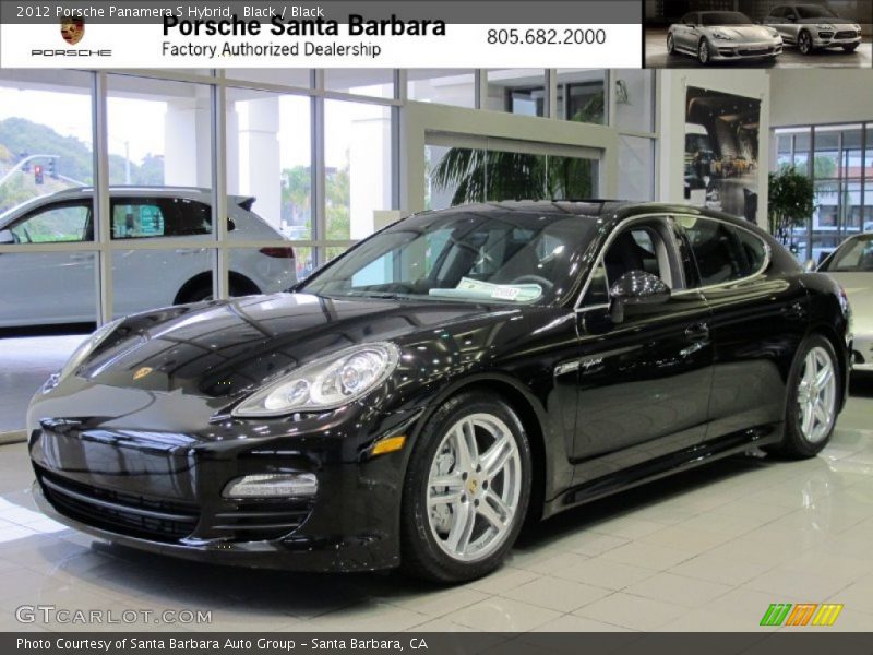 Black / Black 2012 Porsche Panamera S Hybrid