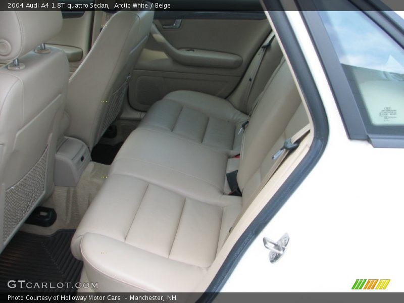 Arctic White / Beige 2004 Audi A4 1.8T quattro Sedan