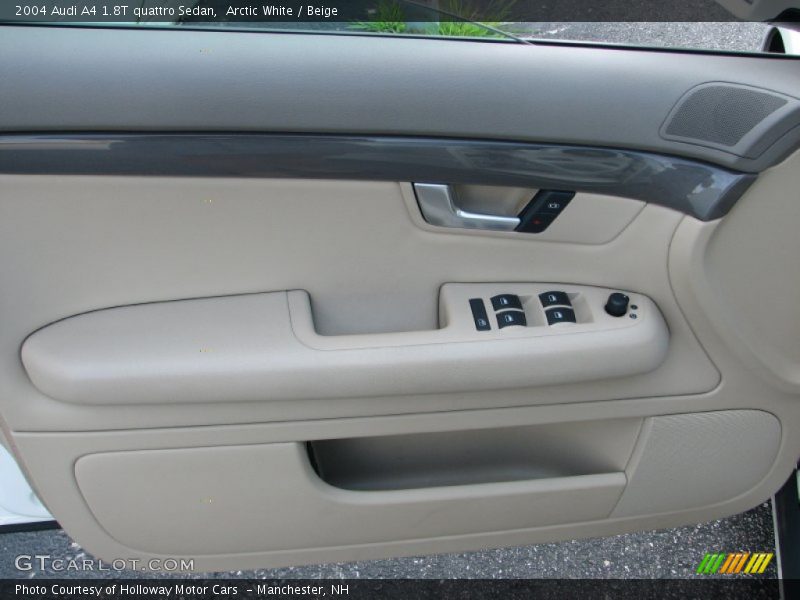 Arctic White / Beige 2004 Audi A4 1.8T quattro Sedan