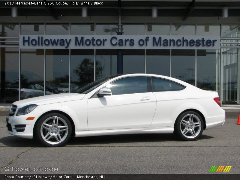 Polar White / Black 2013 Mercedes-Benz C 250 Coupe