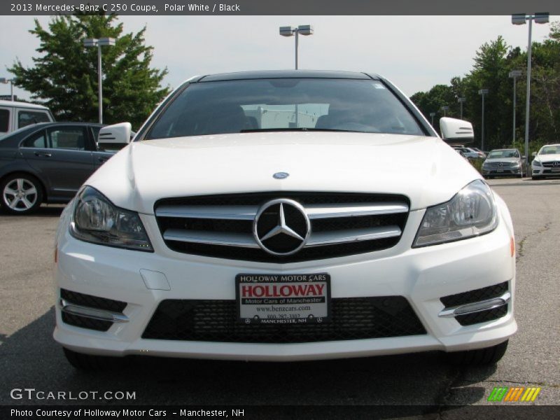 Polar White / Black 2013 Mercedes-Benz C 250 Coupe