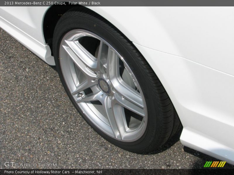 Polar White / Black 2013 Mercedes-Benz C 250 Coupe