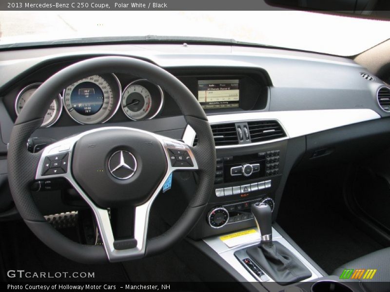 Polar White / Black 2013 Mercedes-Benz C 250 Coupe