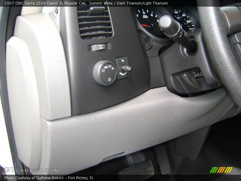 Summit White / Dark Titanium/Light Titanium 2007 GMC Sierra 1500 Classic SL Regular Cab