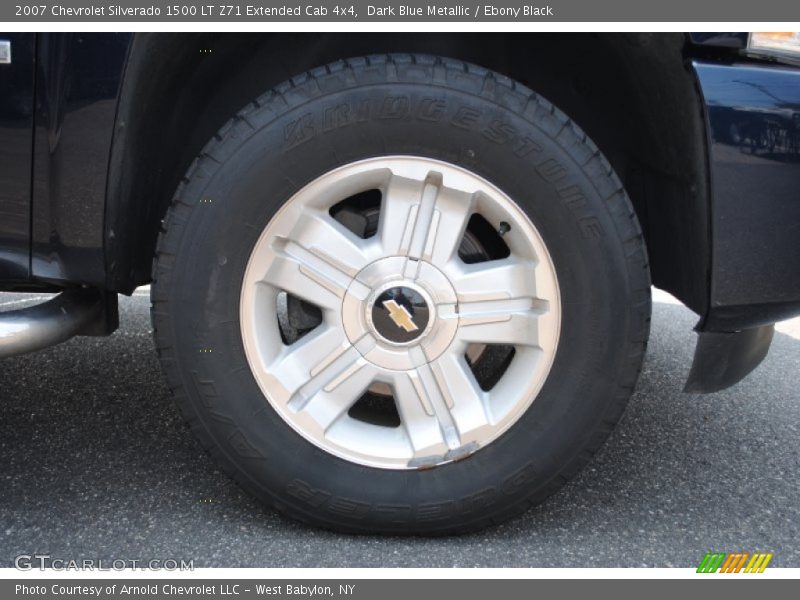 Dark Blue Metallic / Ebony Black 2007 Chevrolet Silverado 1500 LT Z71 Extended Cab 4x4