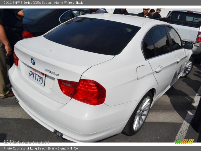 Alpine White / Black 2011 BMW 3 Series 335d Sedan