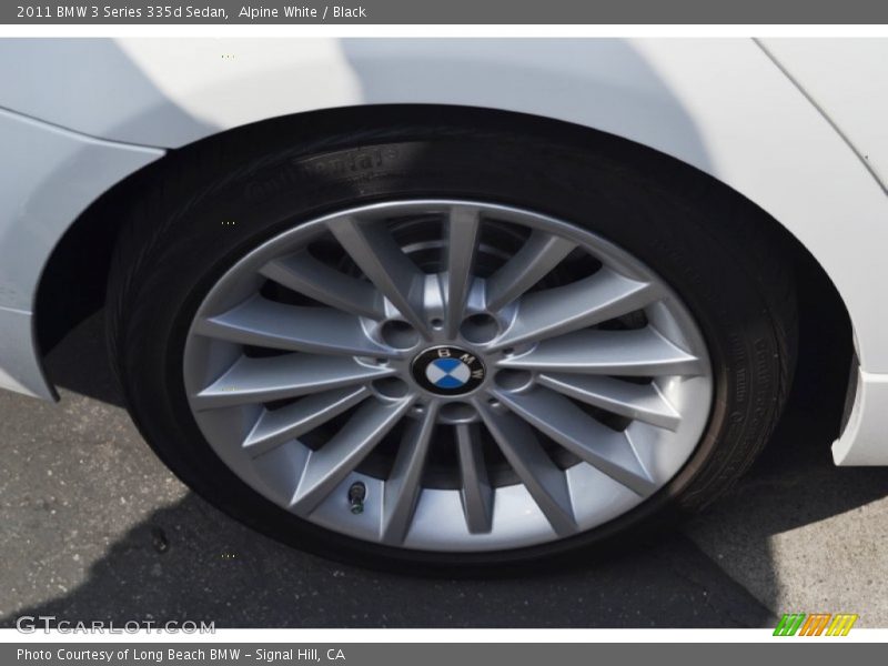 Alpine White / Black 2011 BMW 3 Series 335d Sedan