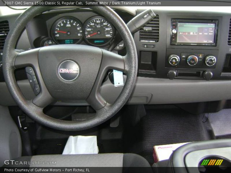 Summit White / Dark Titanium/Light Titanium 2007 GMC Sierra 1500 Classic SL Regular Cab