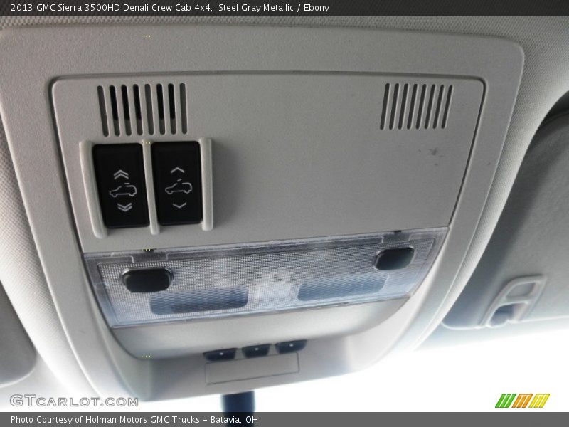 Steel Gray Metallic / Ebony 2013 GMC Sierra 3500HD Denali Crew Cab 4x4