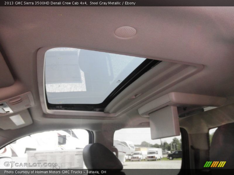 Steel Gray Metallic / Ebony 2013 GMC Sierra 3500HD Denali Crew Cab 4x4