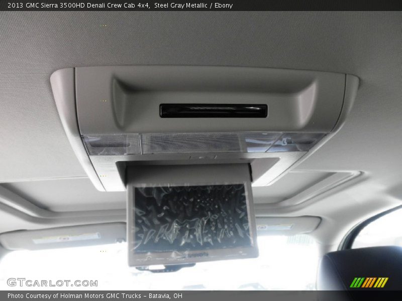 Steel Gray Metallic / Ebony 2013 GMC Sierra 3500HD Denali Crew Cab 4x4