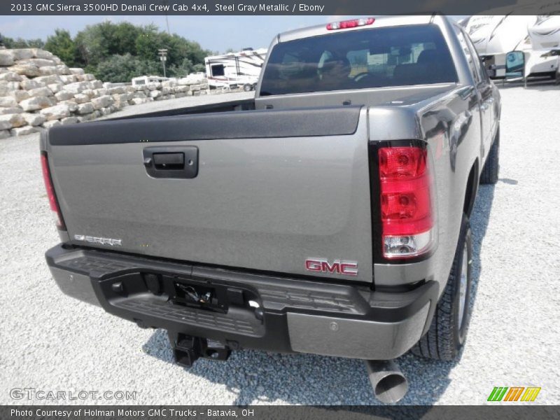 Steel Gray Metallic / Ebony 2013 GMC Sierra 3500HD Denali Crew Cab 4x4