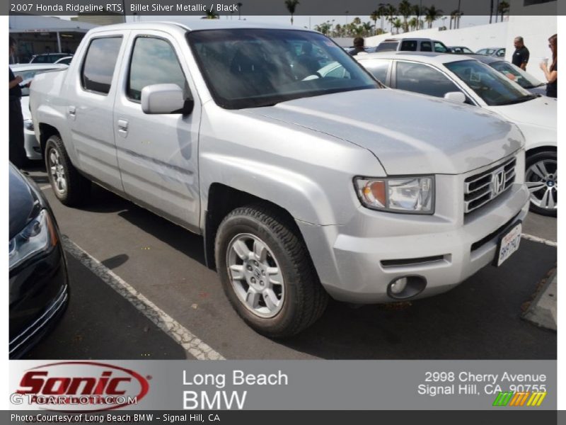 Billet Silver Metallic / Black 2007 Honda Ridgeline RTS