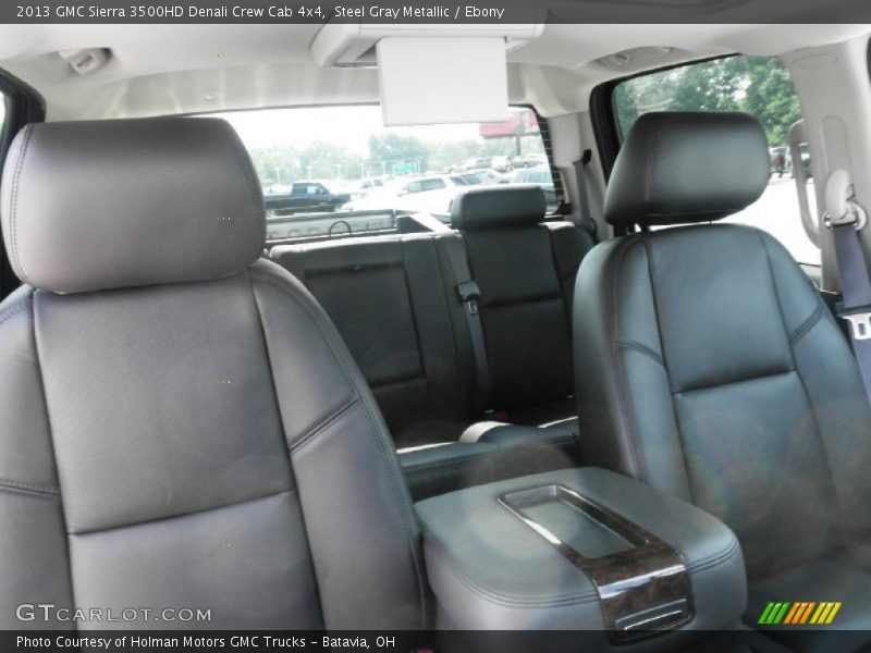 Steel Gray Metallic / Ebony 2013 GMC Sierra 3500HD Denali Crew Cab 4x4