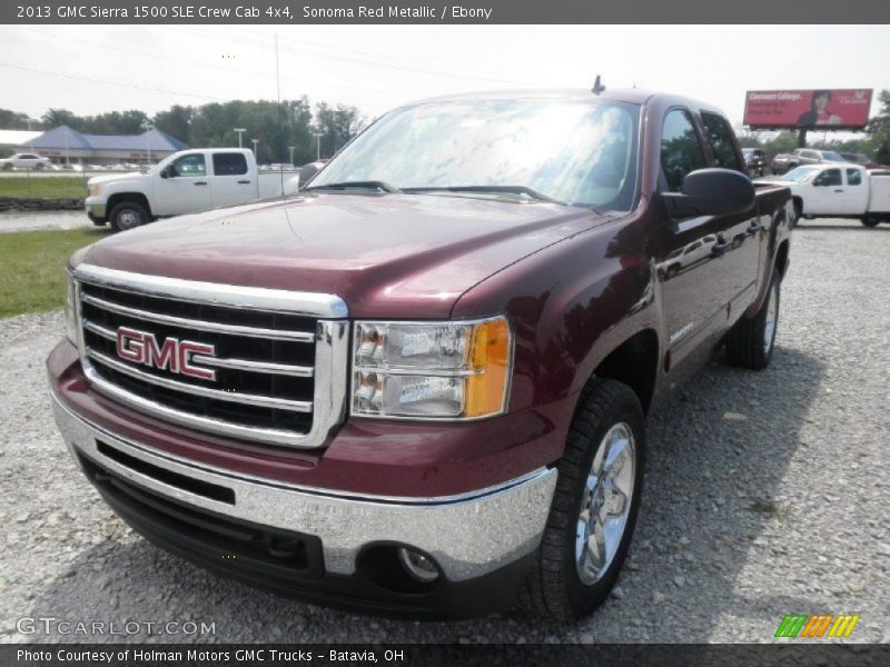 Sonoma Red Metallic / Ebony 2013 GMC Sierra 1500 SLE Crew Cab 4x4