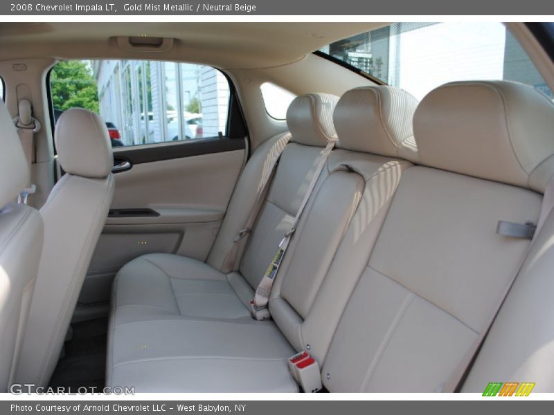 Gold Mist Metallic / Neutral Beige 2008 Chevrolet Impala LT
