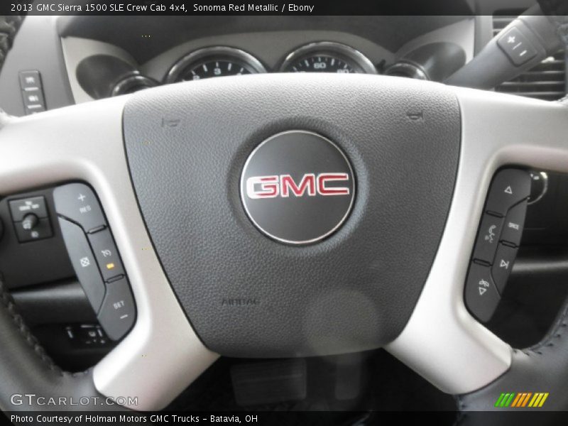 Sonoma Red Metallic / Ebony 2013 GMC Sierra 1500 SLE Crew Cab 4x4