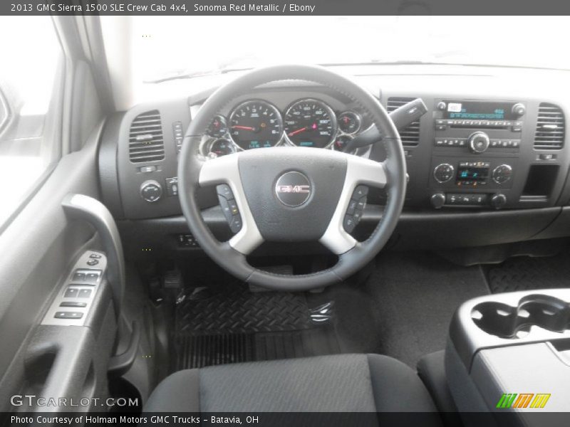Sonoma Red Metallic / Ebony 2013 GMC Sierra 1500 SLE Crew Cab 4x4