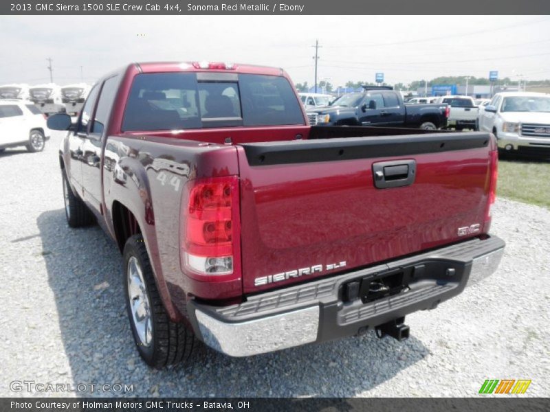 Sonoma Red Metallic / Ebony 2013 GMC Sierra 1500 SLE Crew Cab 4x4