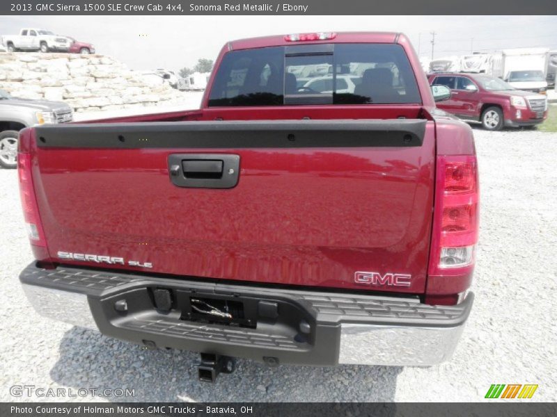 Sonoma Red Metallic / Ebony 2013 GMC Sierra 1500 SLE Crew Cab 4x4